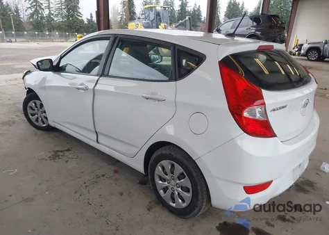 2016 Hyundai Accent Se z USA, uszkodzony, nr VIN KMHCT5AE9GU241067